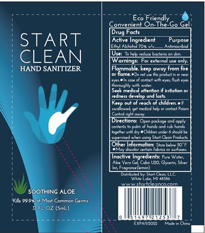 Hand Sanitizer (Start Clean Hand Sanitizer 5 mL 70vv)